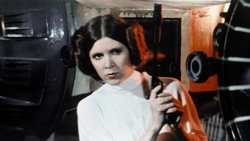 Carrie Fisher became synonymous to Princess Leia Organa