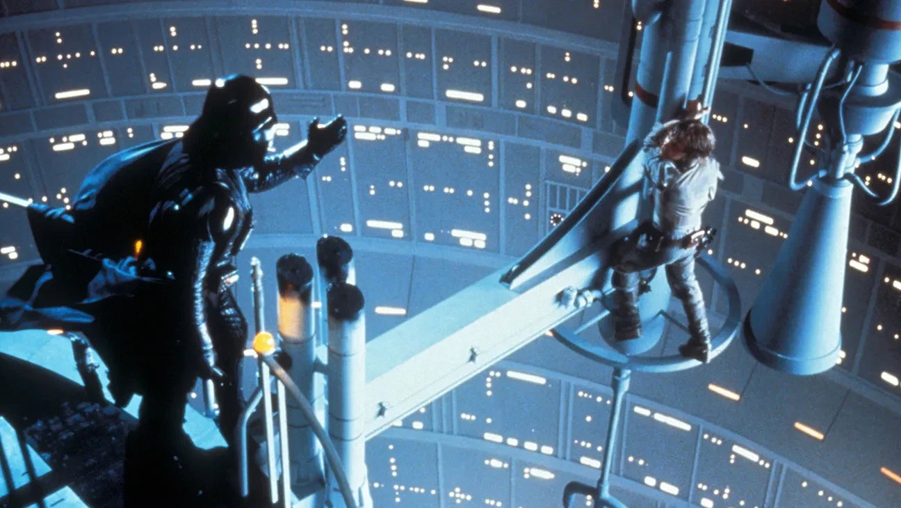 The iconic scene at Cloud City in Star Wars: The Empire Strikes Back