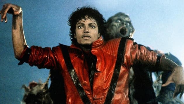 Michael Jackson in the music video for Thriller