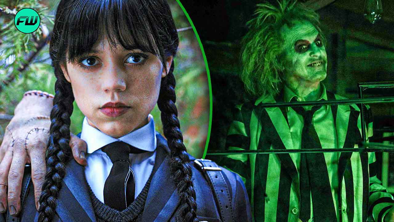 jenna ortega as wednesday, beetlejuice 2