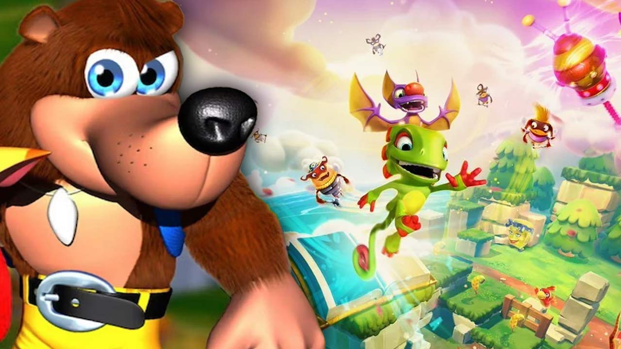 Banjo Kazooie Spin-Off Yooka-Laylee Gets a Brand New-and-Improved Remaster  Thatll Scratch the Itch of Every Old School Platforming Fan