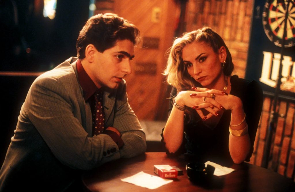 Michael Imperioli and Drea de Matteo in The Sopranos [Credit: HBO]