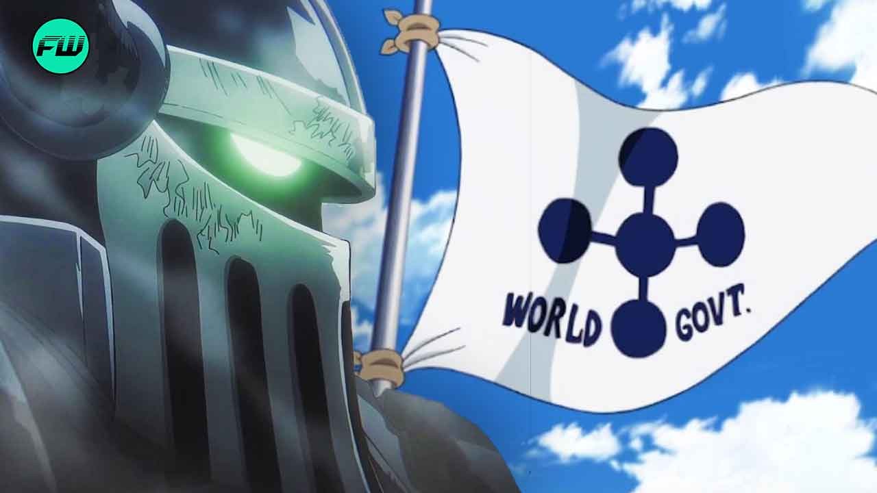 the ancient robot one piece, the world government flag