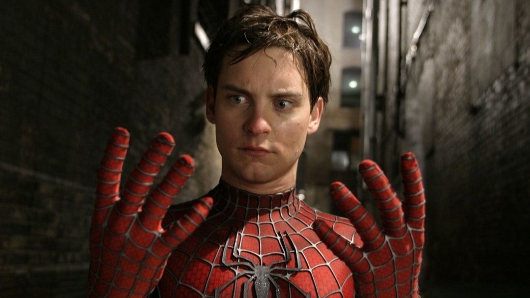 Tobey Maguire as Peter Parker/ Spider-Man in Spider-Man 2 | Sony Pictures Releasing