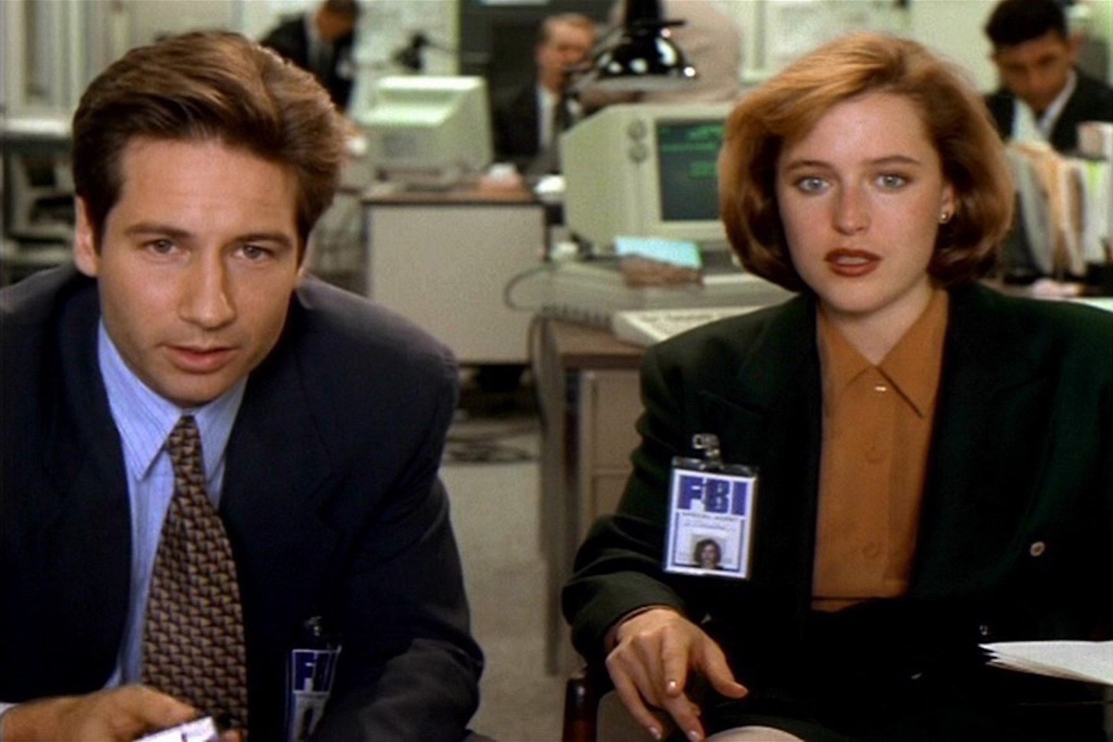 A still of David Duchovny and Gillian Anderson in The X-Files | Fox
