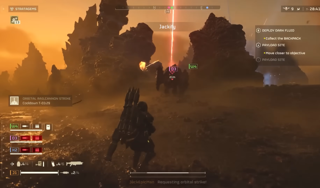 Helldivers 2 features a variety of stratagems in the game.