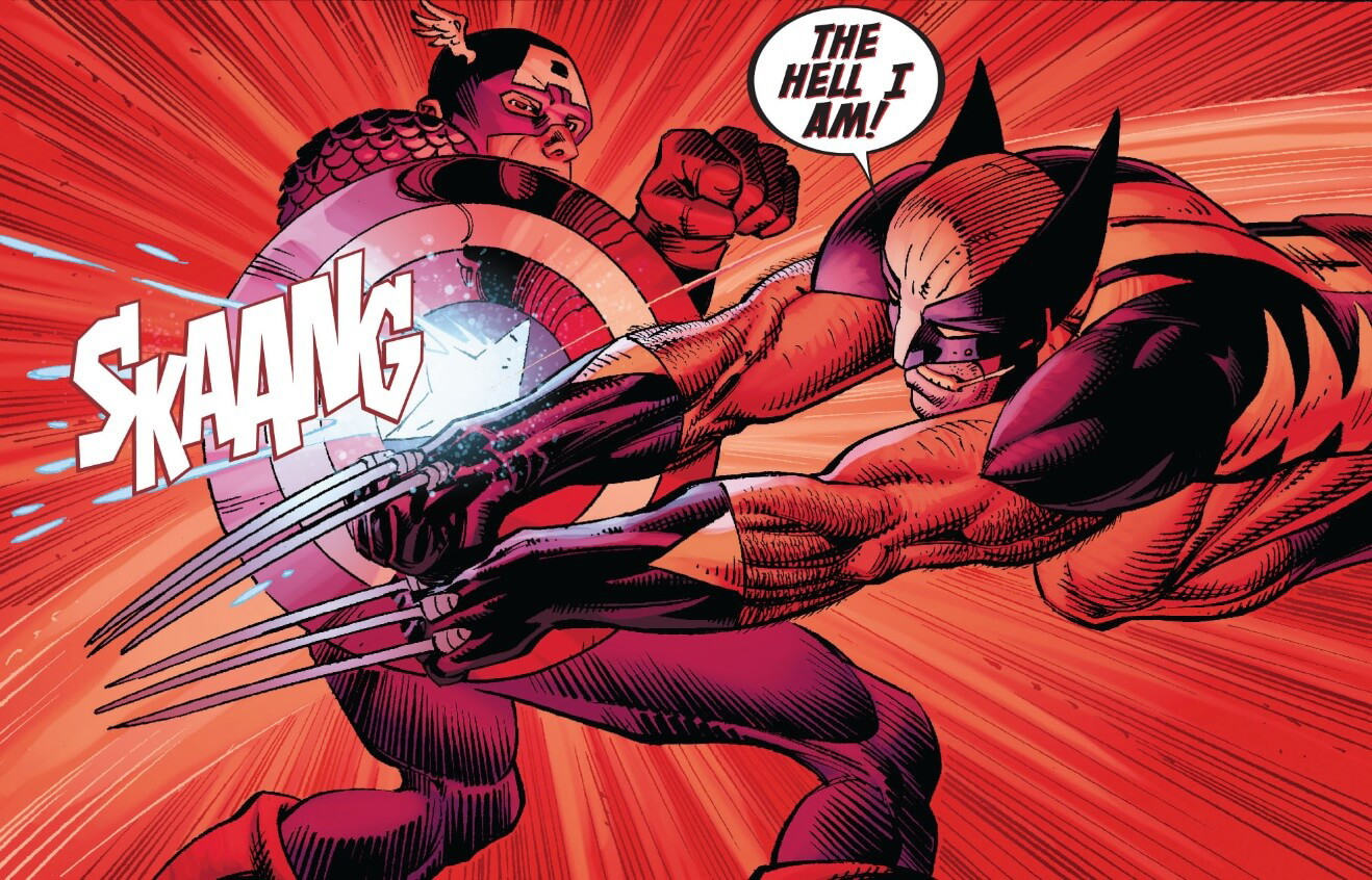 Wolverine went against Captain America in the comics