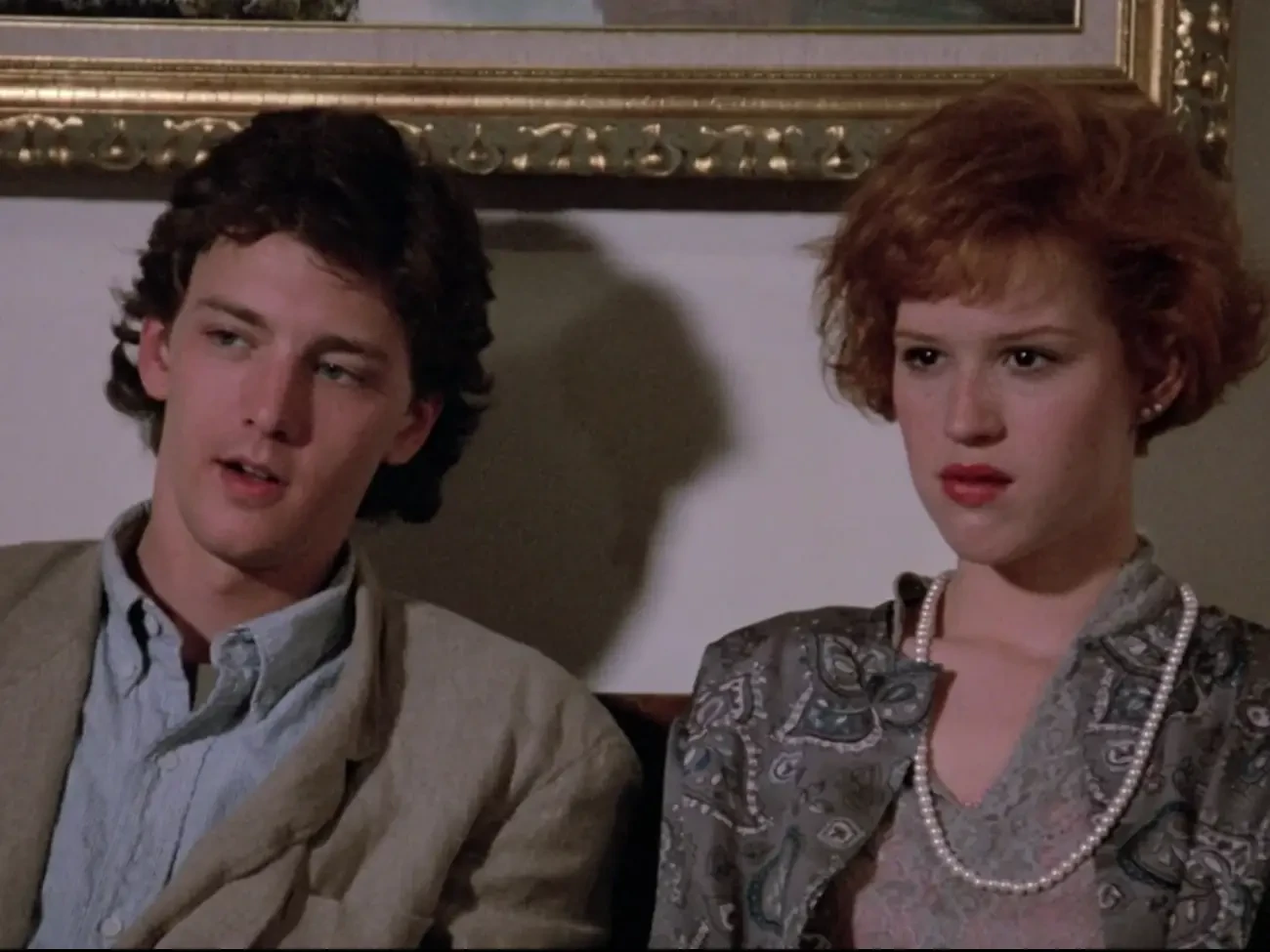 Andrew McCarthy and Molly Ringwald in Pretty in Pink 
