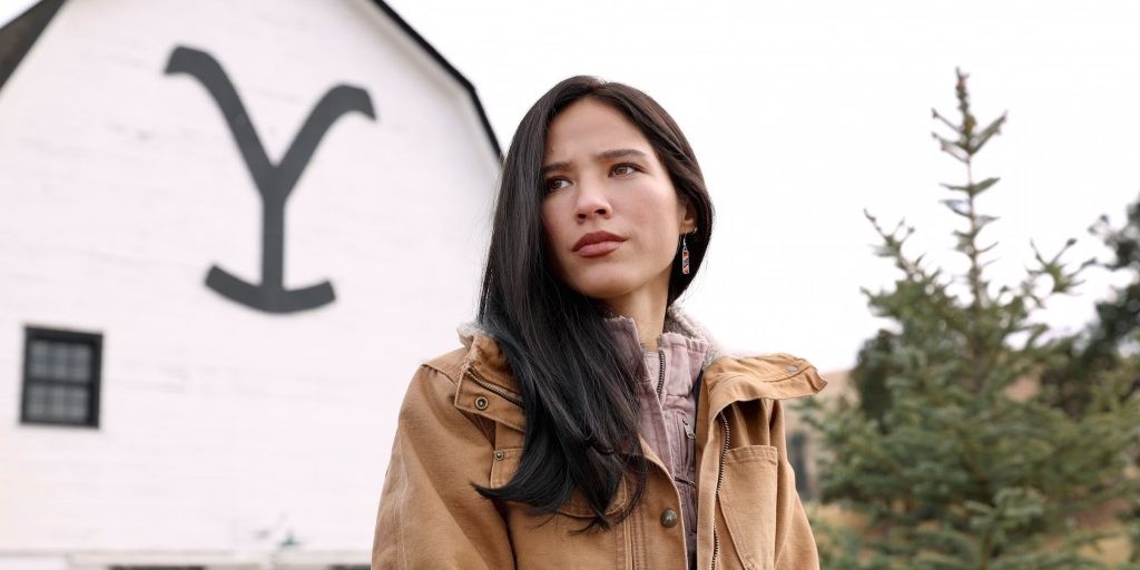 Kelsey Asbille as Monica Dutton in Yellowstone [Credit Paramount Network]