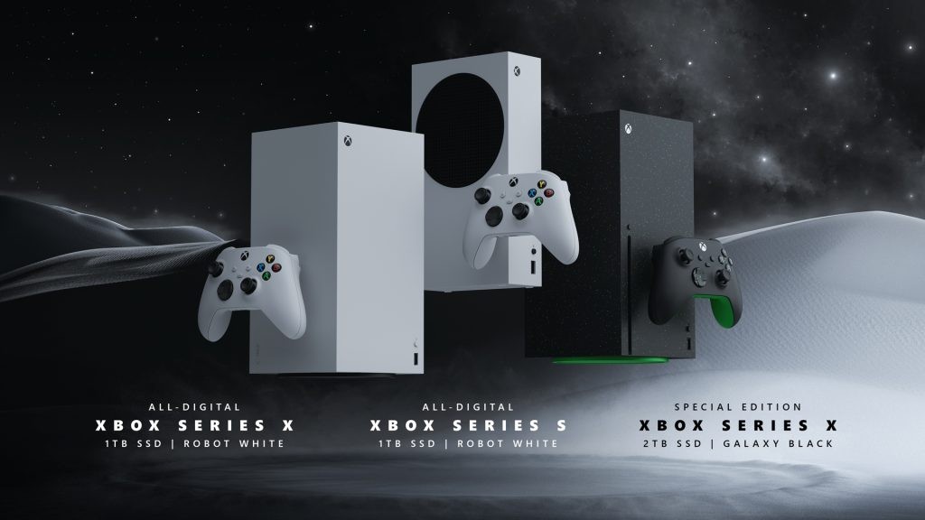 Three new Xbox console models were revealed with more capacity.