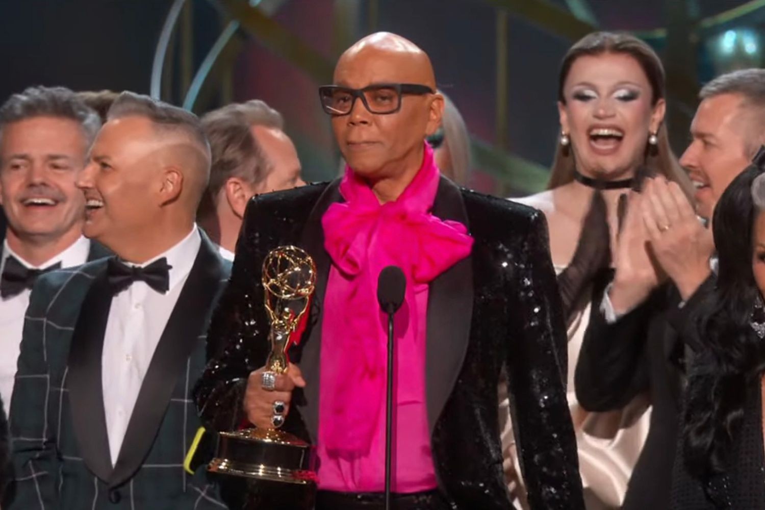 RuPaul winning the Emmys for 2023's Primetime Emmy Awards ceremony