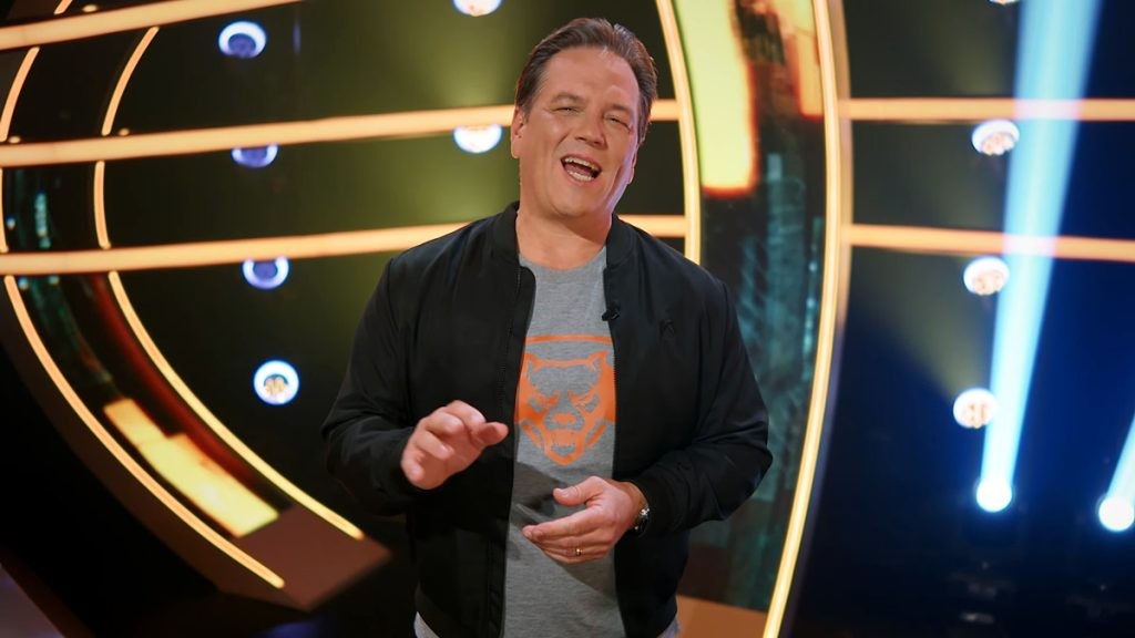 Picture of Microsoft Gaming CEO Phil Spencer presenting the latest Xbox Games Showcase 2024.