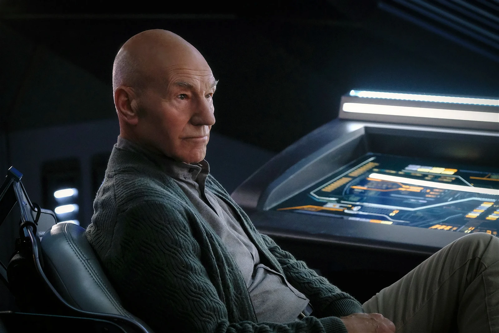 Sir Patrick Stewart returned as Captain Picard in Star Trek: Picard