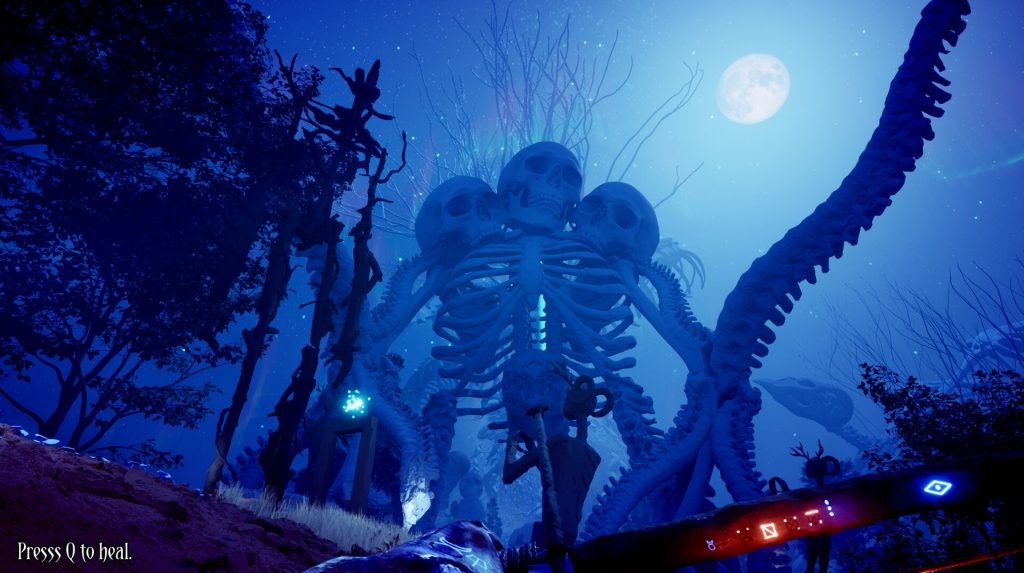 The Axis Unseen has some really unique horror art direction.