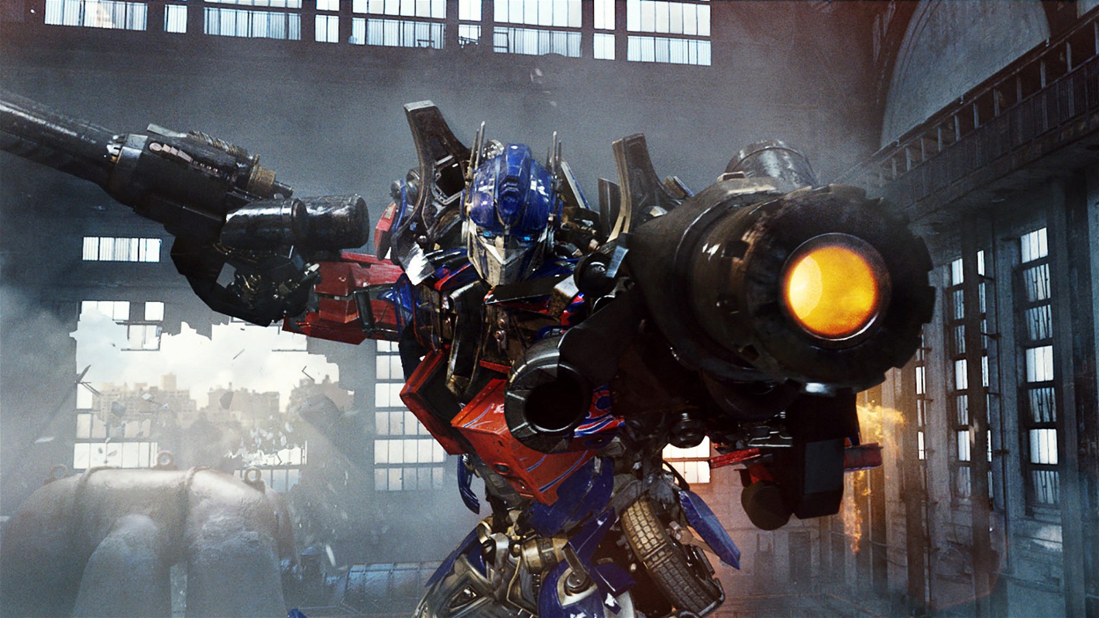 Peter Cullen as Optimus Prime in Michael Bay's Transformers: Revenge of the Fallen