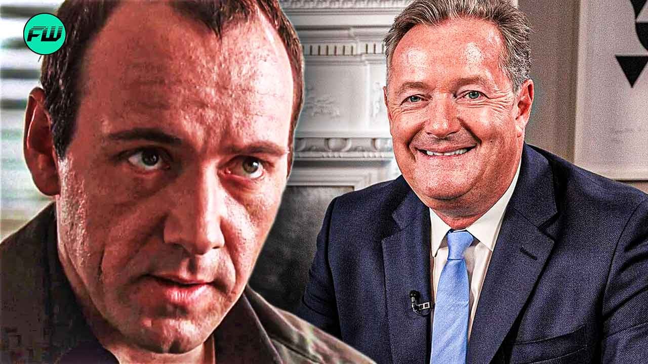 Kevin Spacey and Piers Morgan