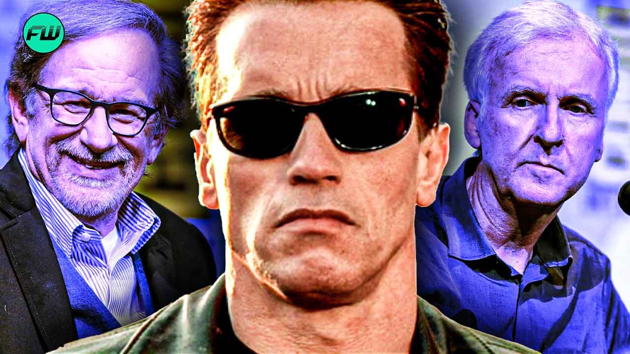 Arnold Schwarzenegger, Steven Speilberg and James Cameron