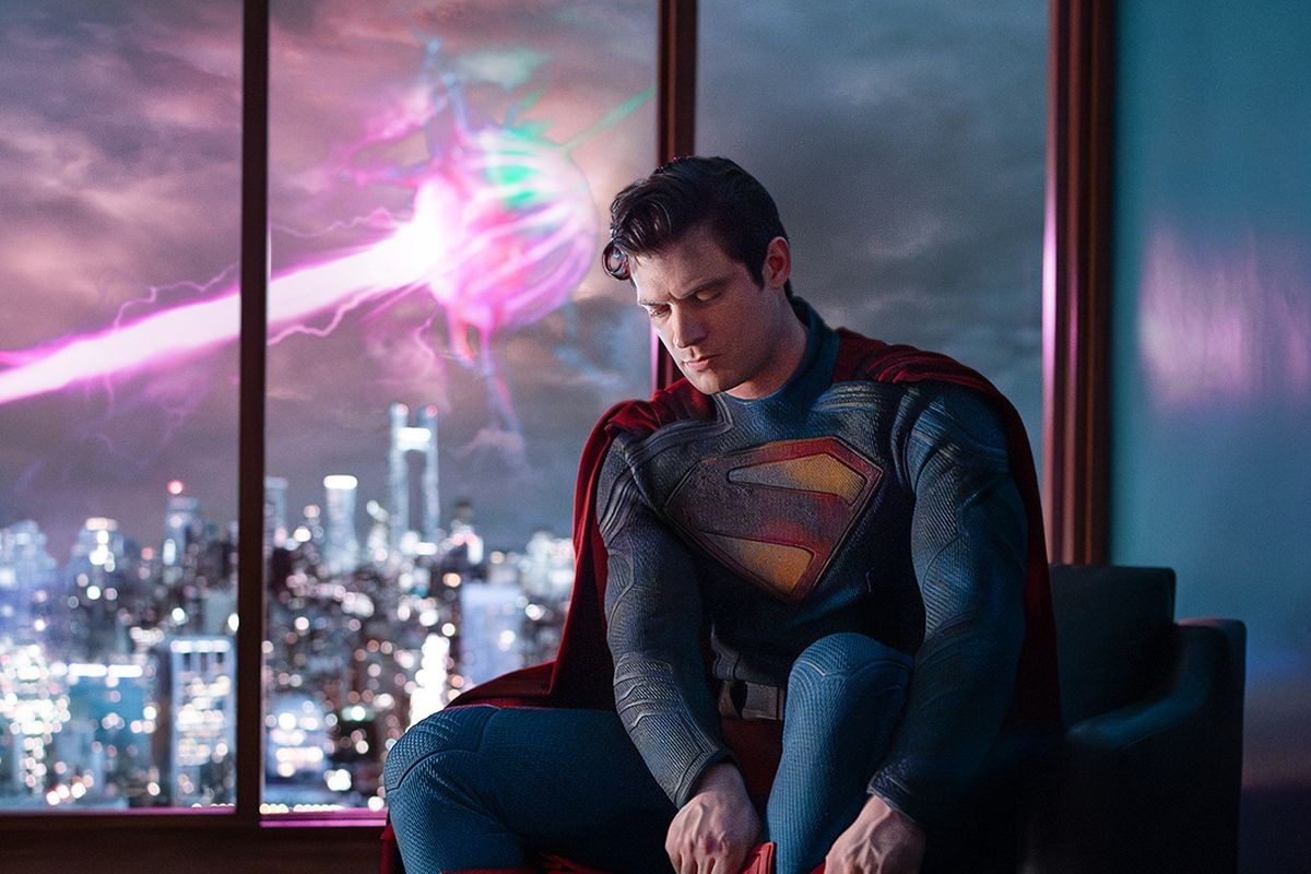 David Corenswet as Superman in James Gunn's Superman