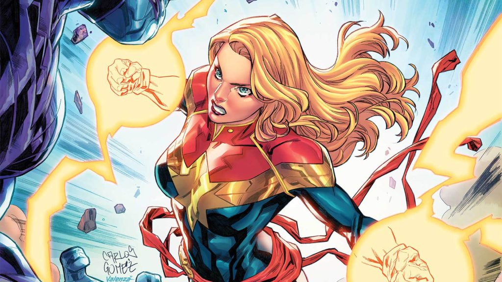 Captain Marvel in the comics. | Credit: Marvel Comics.