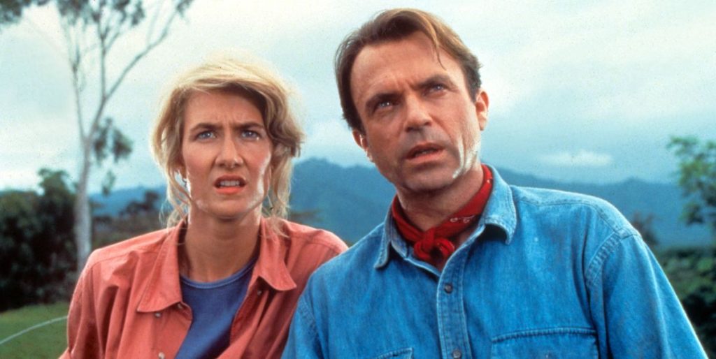 Steven Spielberg Knew the 1993 Film Sequels Would Sink and Bowed Out Like a Genius 1 Sam Neill and Laura Dern in Jurassic Park | Universal Pictures