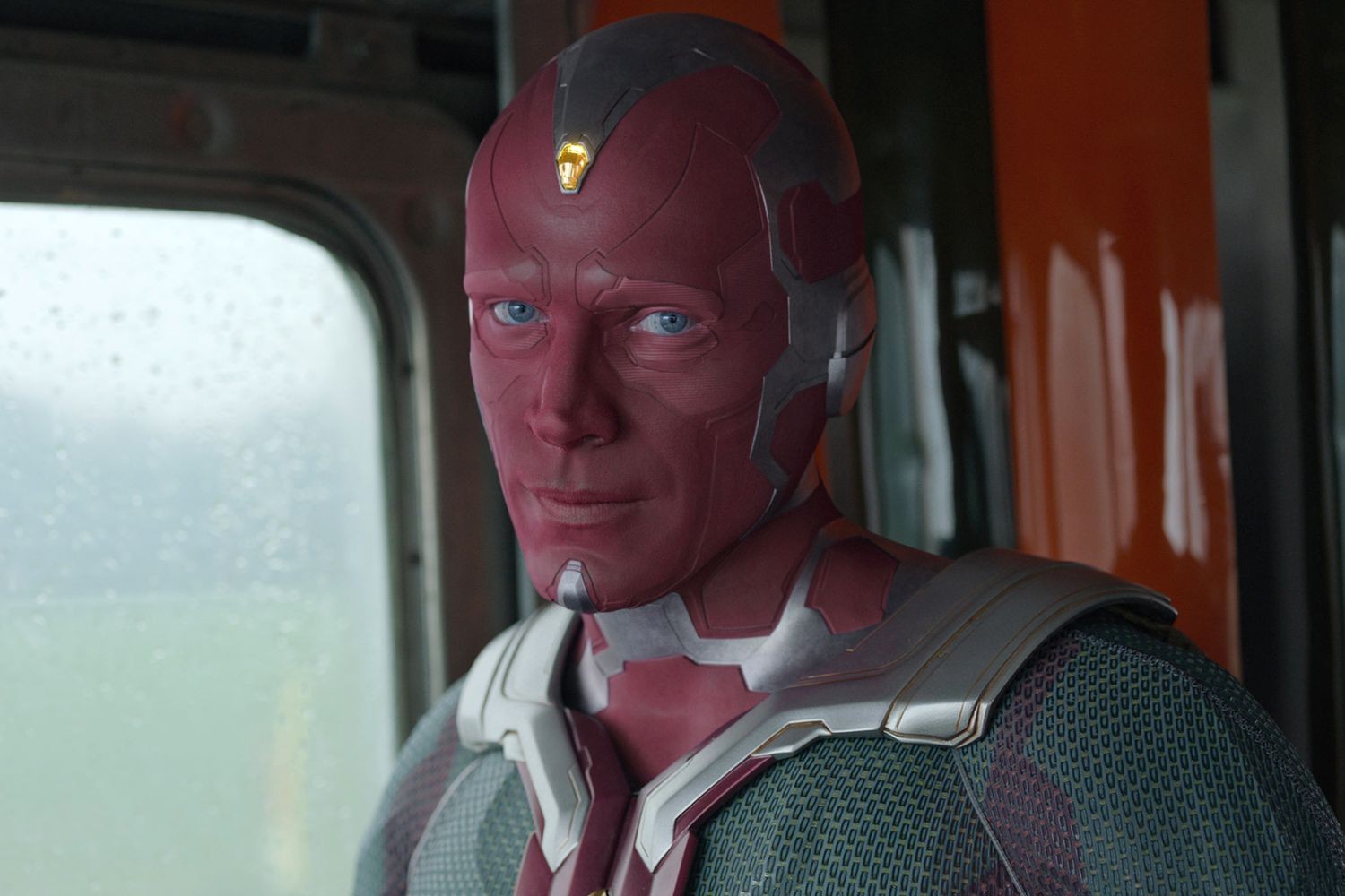 Paul Bettany plays Vision in the MCU
