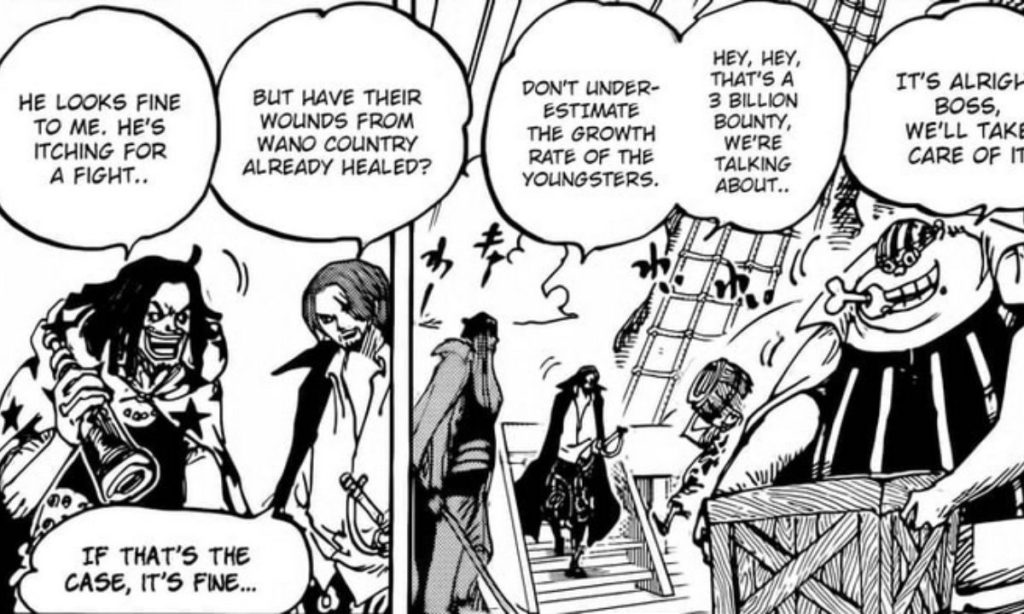 Shanks warning others about Kidd One Piece by Eiichiro Oda