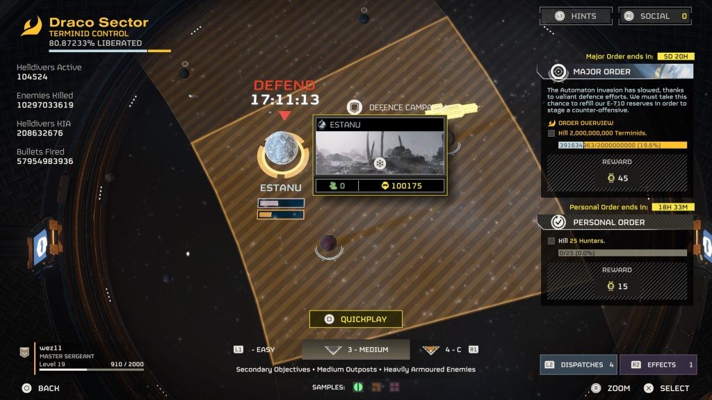 Helldivers 2 community had a race against time to achieve a new Major Order.