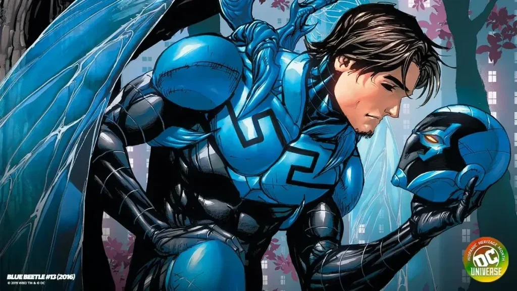 Jaime Reyes as the fan-favorite beetle in the comics. | Credit: DC Comics.