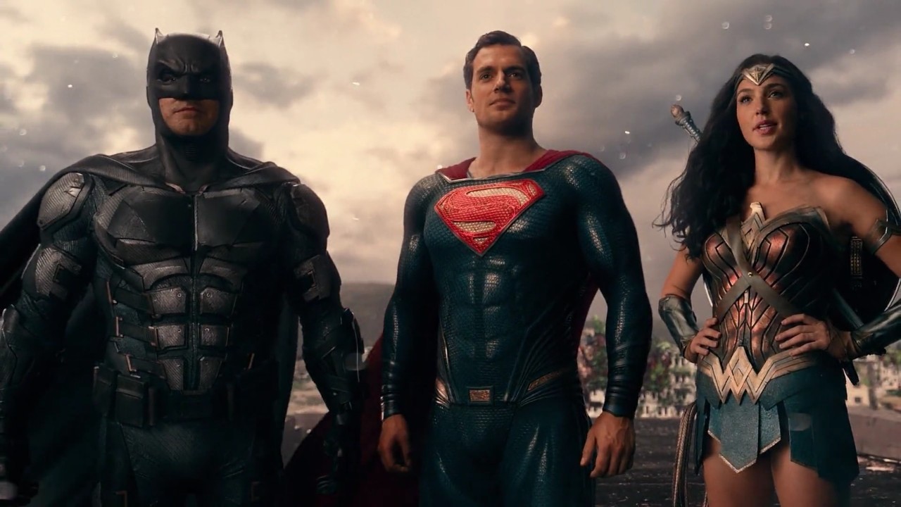 Ben Affleck, Henry Cavill, Gal Gadot in Justice League
