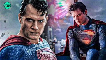 David Corenswet and Henry Cavill Superman