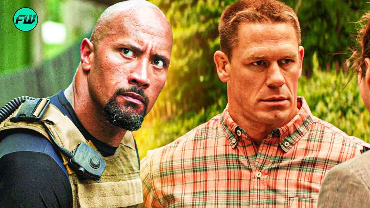 dwayne johnson, john cena