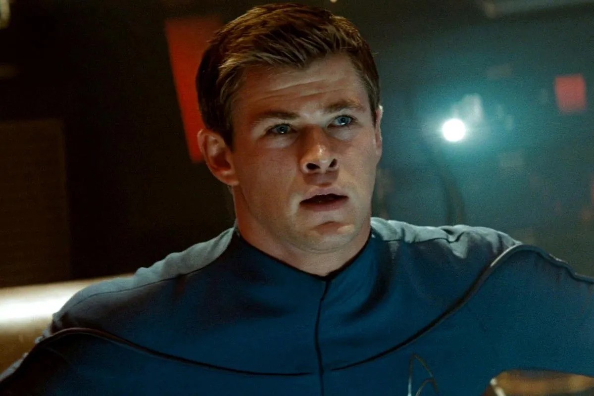 Chris Hemsworth as George Kirk in Star Trek (2009) [Credit: Paramount Pictures]