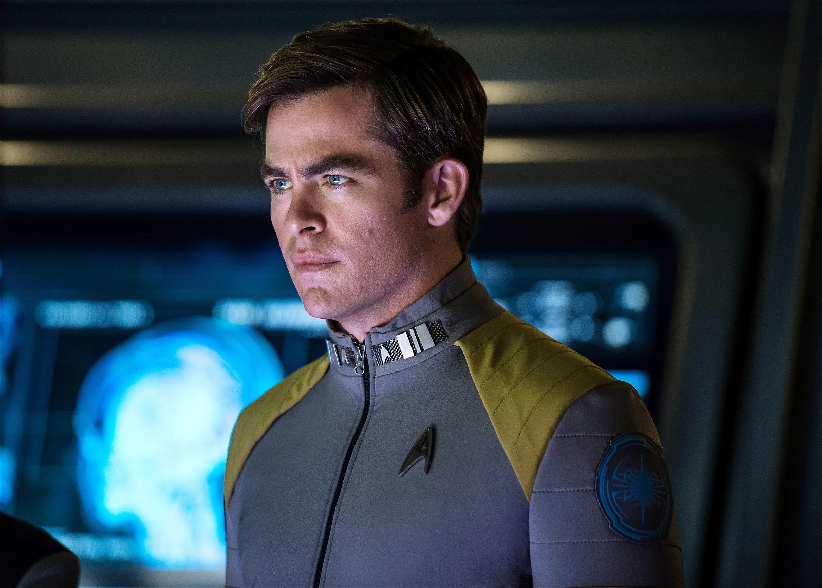 Chris Pine as Capt. James Kirk in Star Trek [Credit: Paramount Pictures]