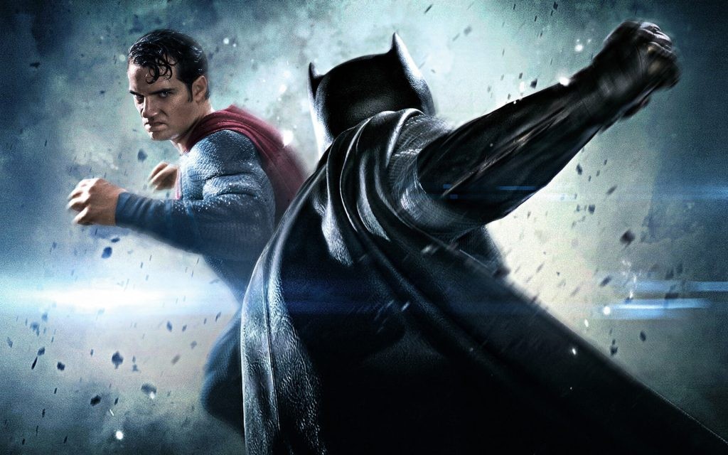 Affleck's superhero fighting Henry Cavill's Kal-El in the film. | Credit: Warner Bros.