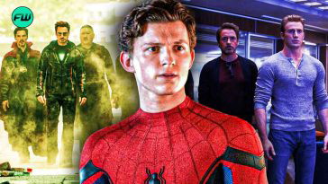 tom holland as spiderman, infinity war and endgame