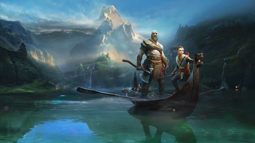 Kratos devient père dans les récents jeux God of War.