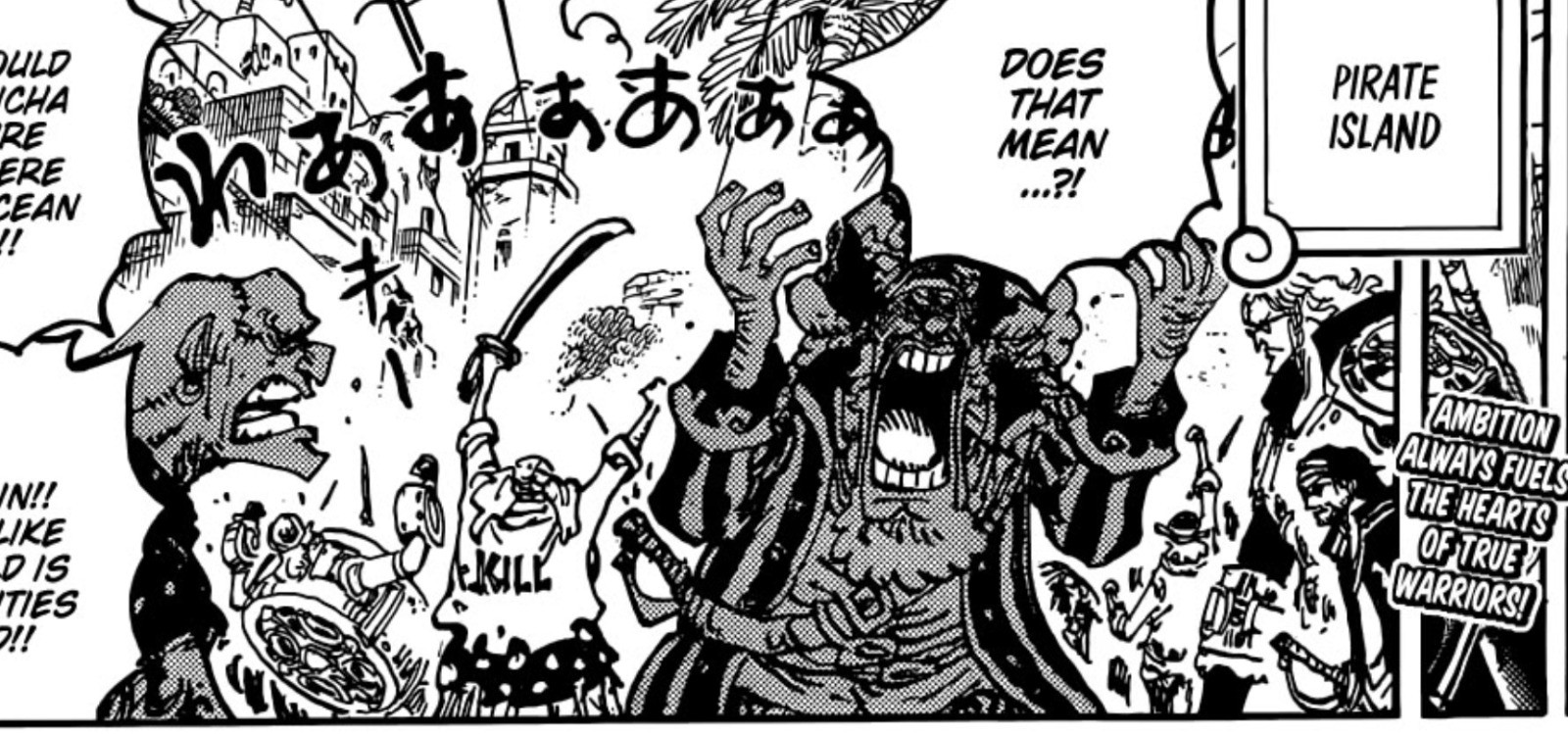 Krieg, Gin and Peal in One Piece Chapter 1117 | Viz Media