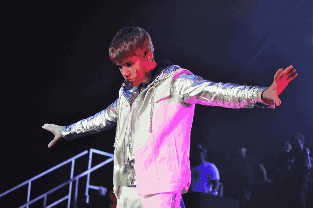 Justin Bieber at the Sentul International Convention Center