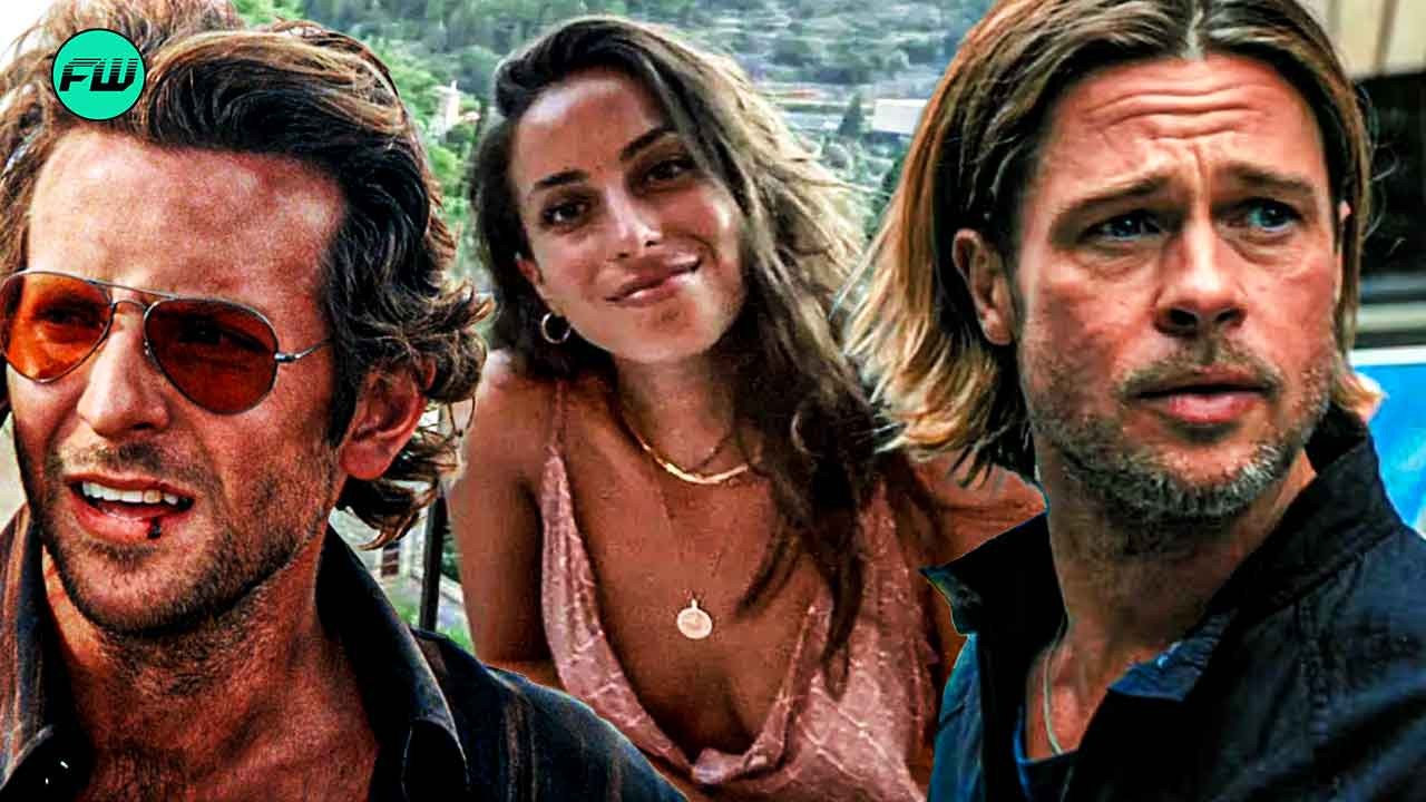 Bradley Cooper, Ines De Ramon and Brad Pitt