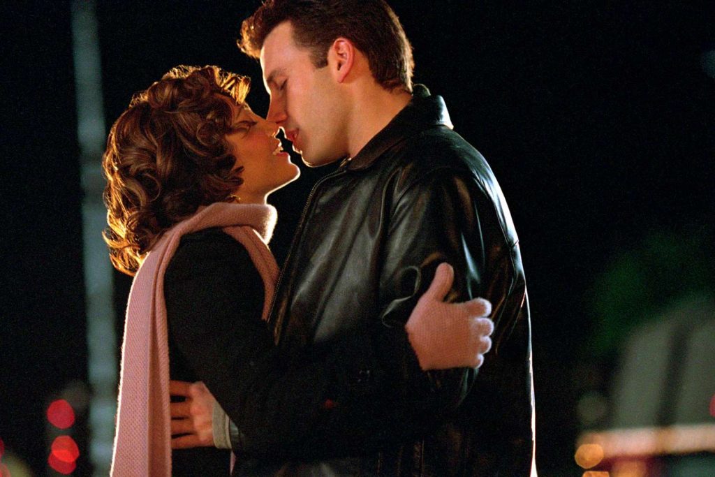 Ben Affleck and Jennifer Lopez in Jersey Girl | Credits: Miramax Films