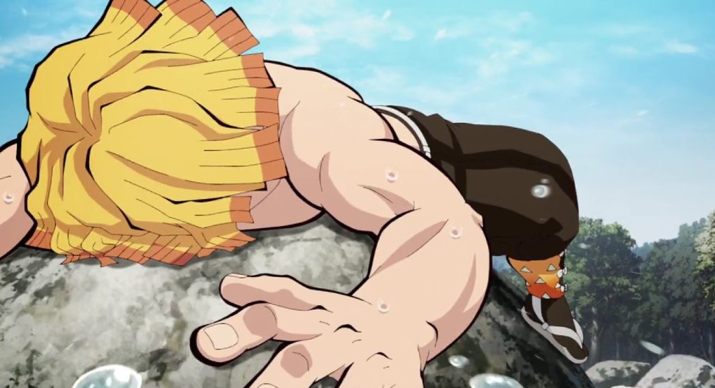 Zenitsu exhausted