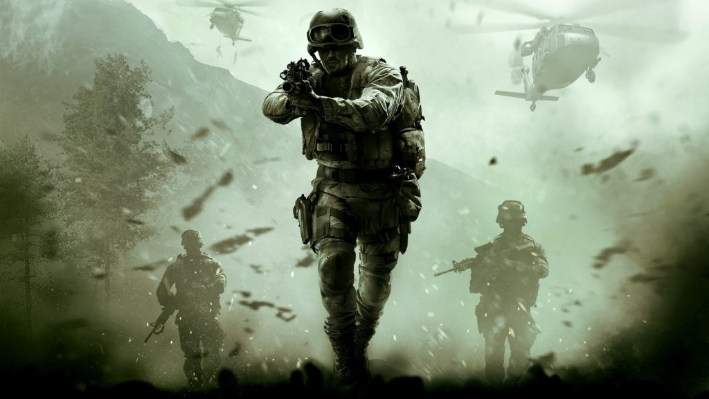 Call of Duty Modern Warfare Cover art. 