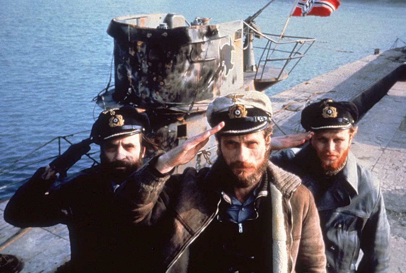 A still of the cast of Das Boot by Wolfgang Peterson