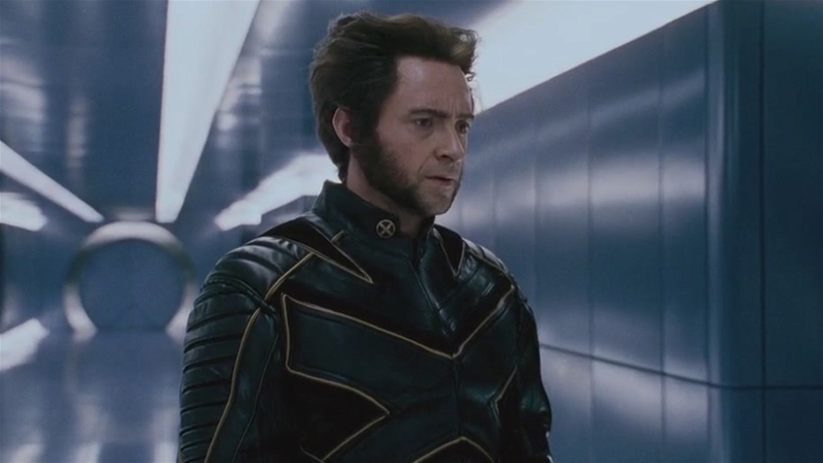 Hugh Jackman thinking as Wolverine in X-Men (2000)