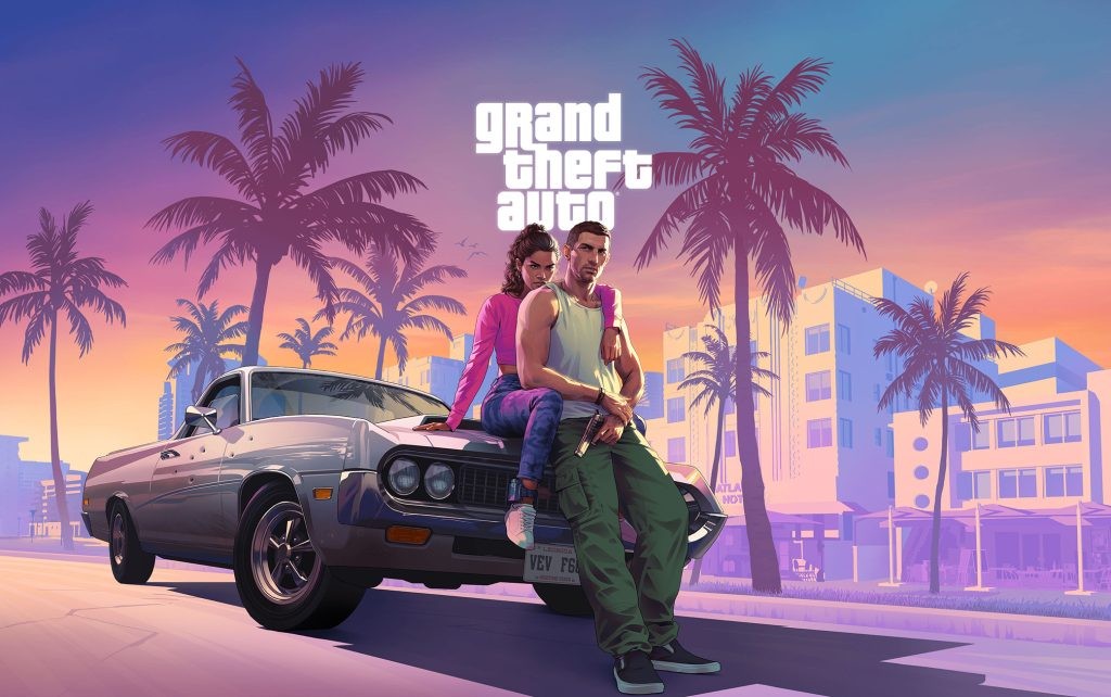 Promotional artwork of Grand Theft Auto 6 by Rockstar Games.