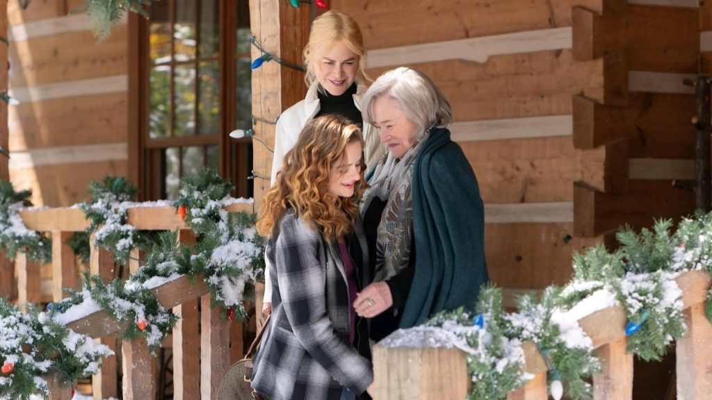 Nicole Kidman, Joey King, and Kathy Bates in A Family Affair (2024) | Image via Netflix