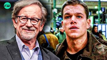 Steven Spielberg and Matt Damon