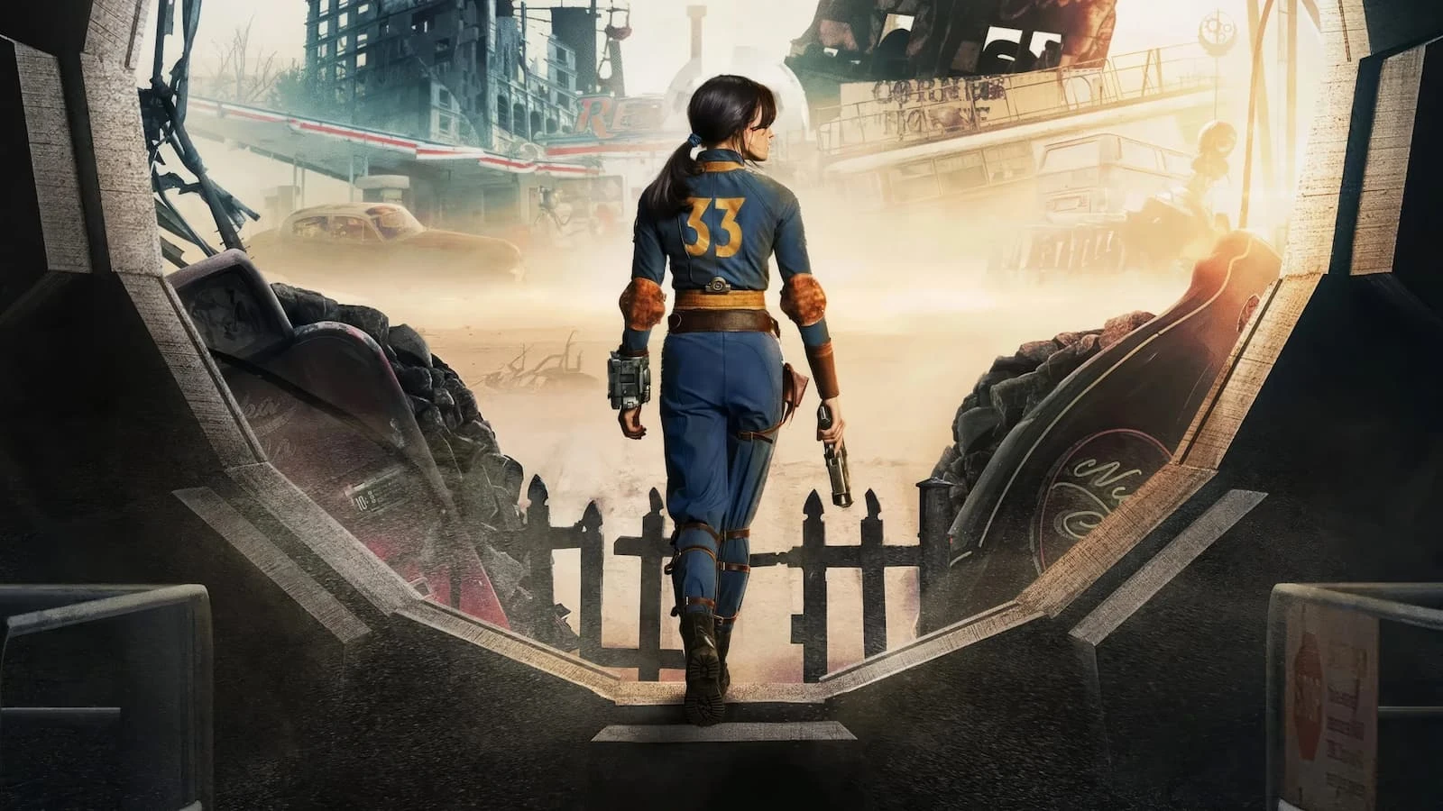 One of the main promotional cover for the Fallout TV Show