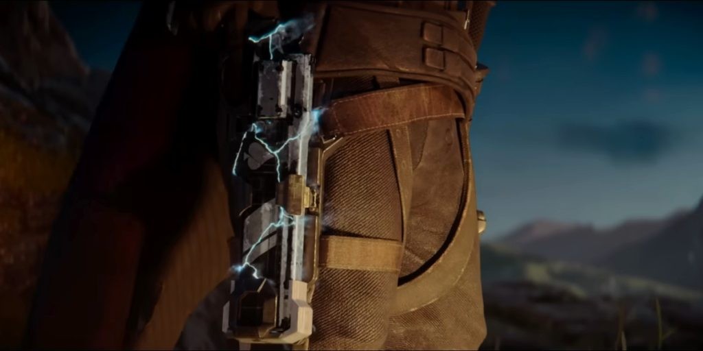 Destiny 2: The Final Shape teaser trailer featuring Cayde-6's iconic "Ace of Spades" revolver.