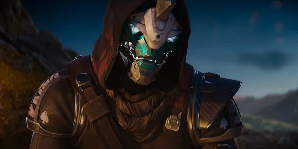 Scene from Destiny 2: The Final Shape reveal trailer featuring Cayde-6, the beloved Exo character from the game.